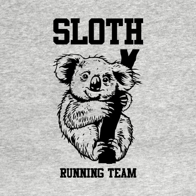 Sloth running team by My Happy-Design